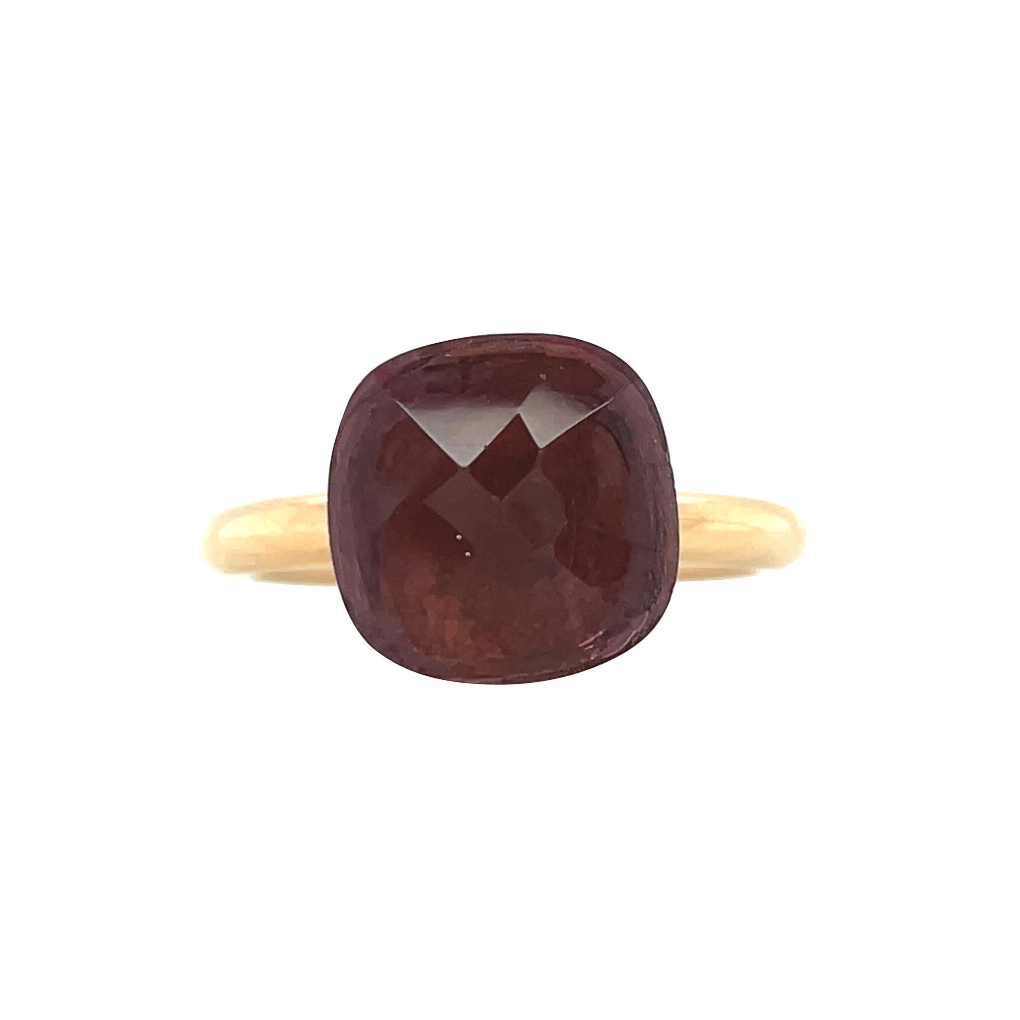 Gold ring with colored stone 14 karat