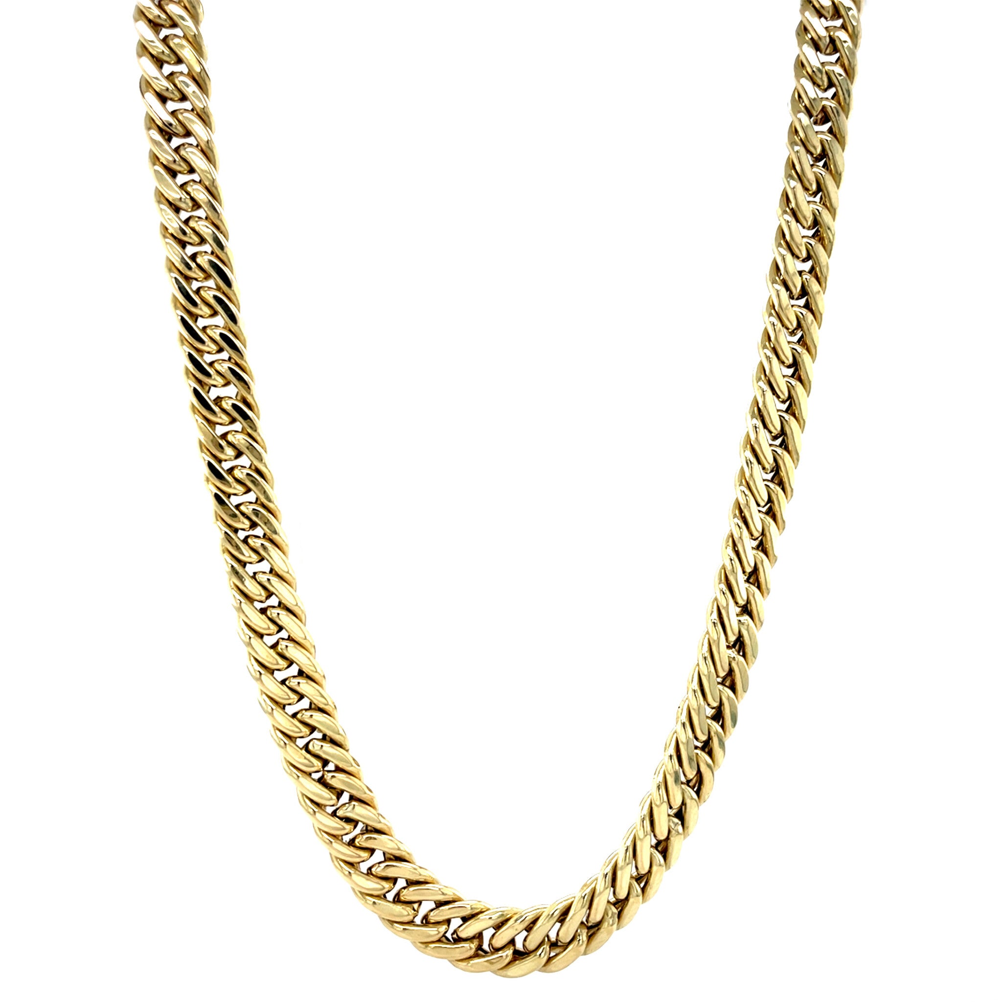Gold gourmet necklace 46 cm 14 karat