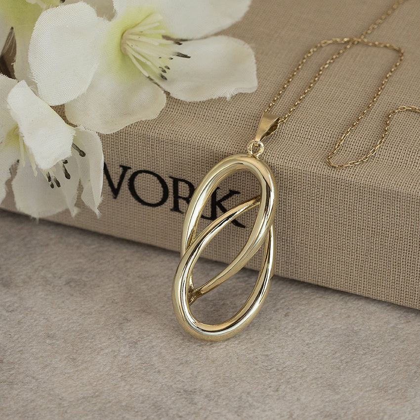 Gold fantasy pendant 14 karat