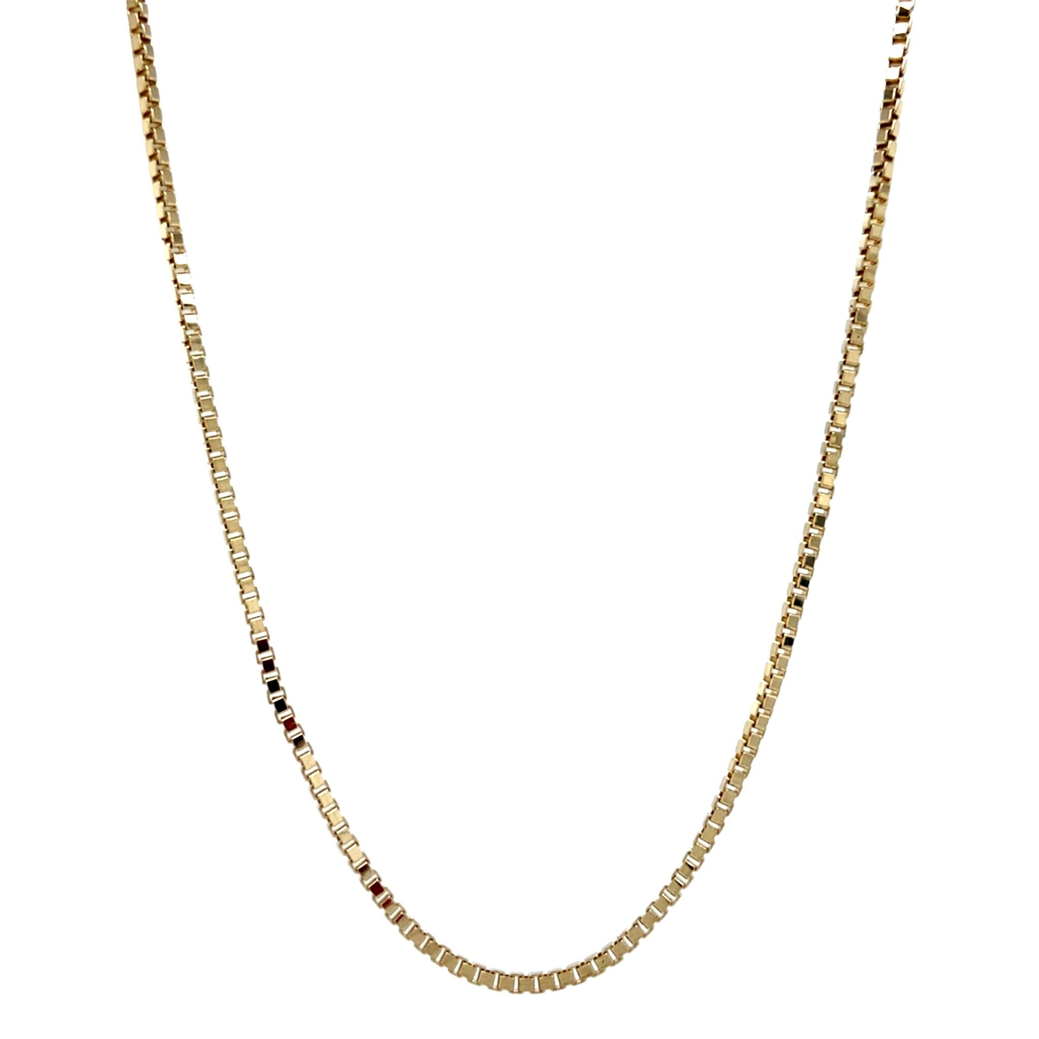 Gold length necklace Venetian 70.5 cm 14 karat