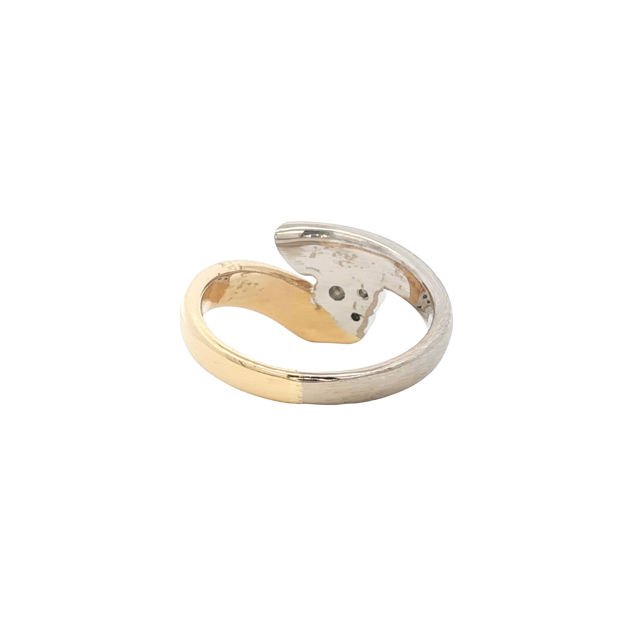Gold ring with diamond 18 karat
