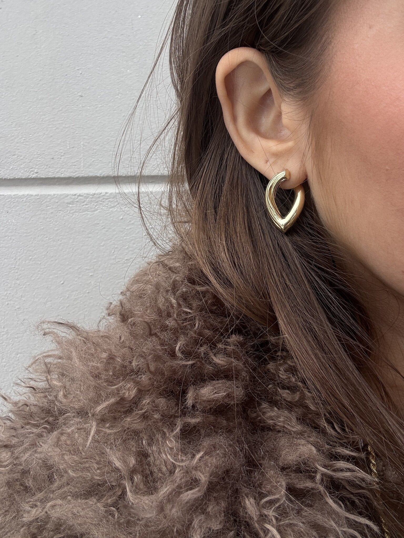 Golden earrings 18 karat