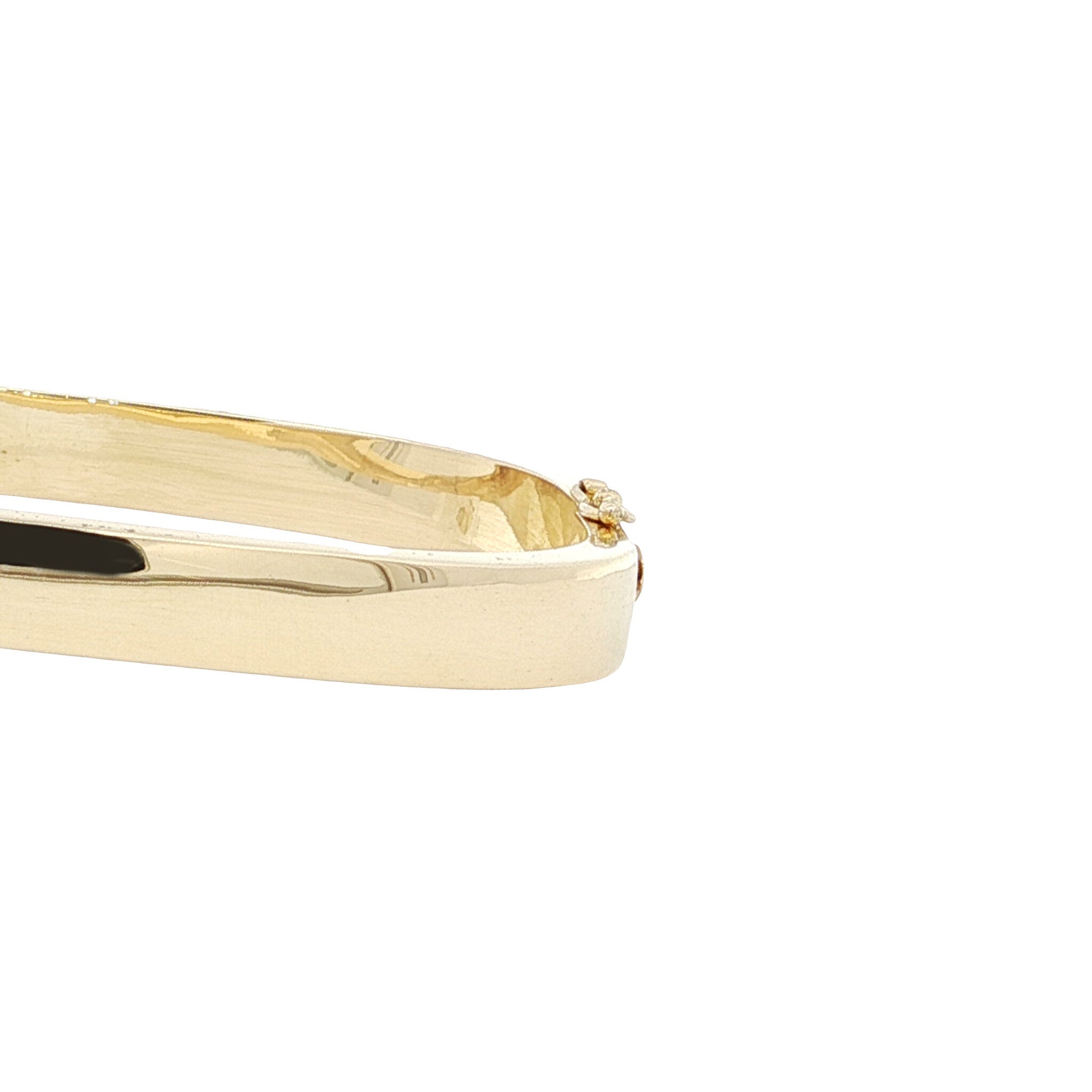 Gold smooth bangle 14 karat