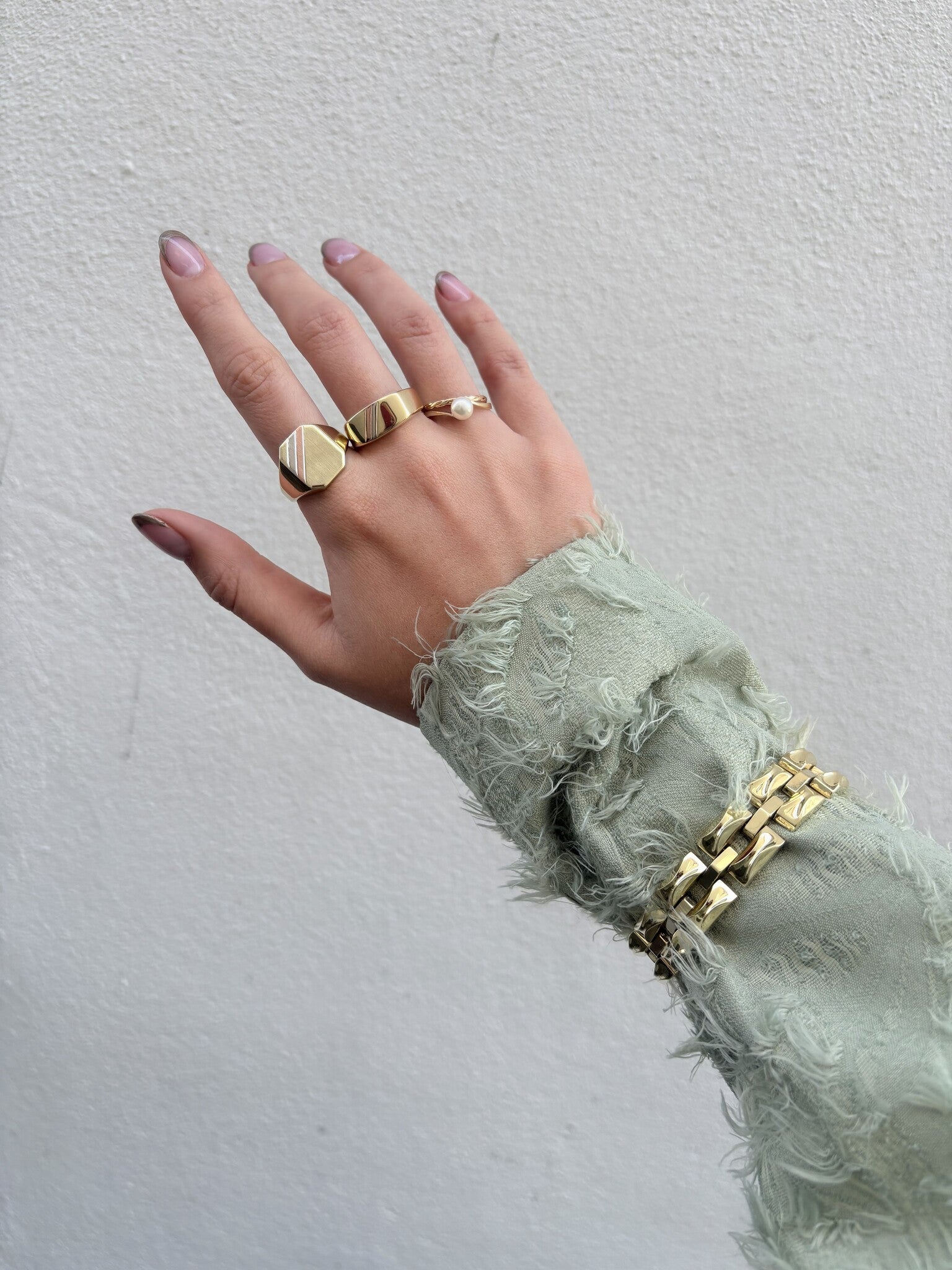 Gold bracelet 19 cm 14 karat