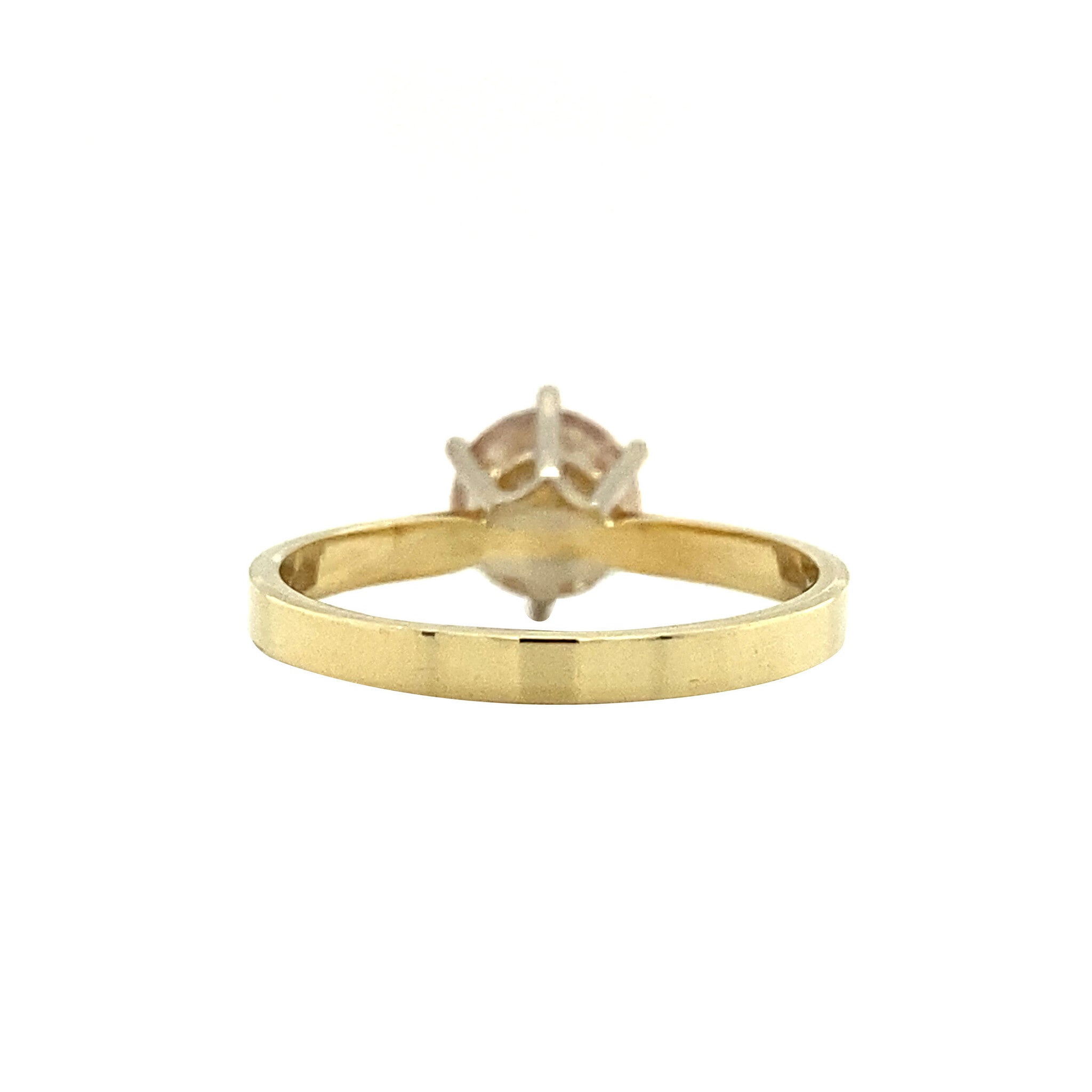 Gouden solitair ring met diamant 1.05ct. 14 karaat