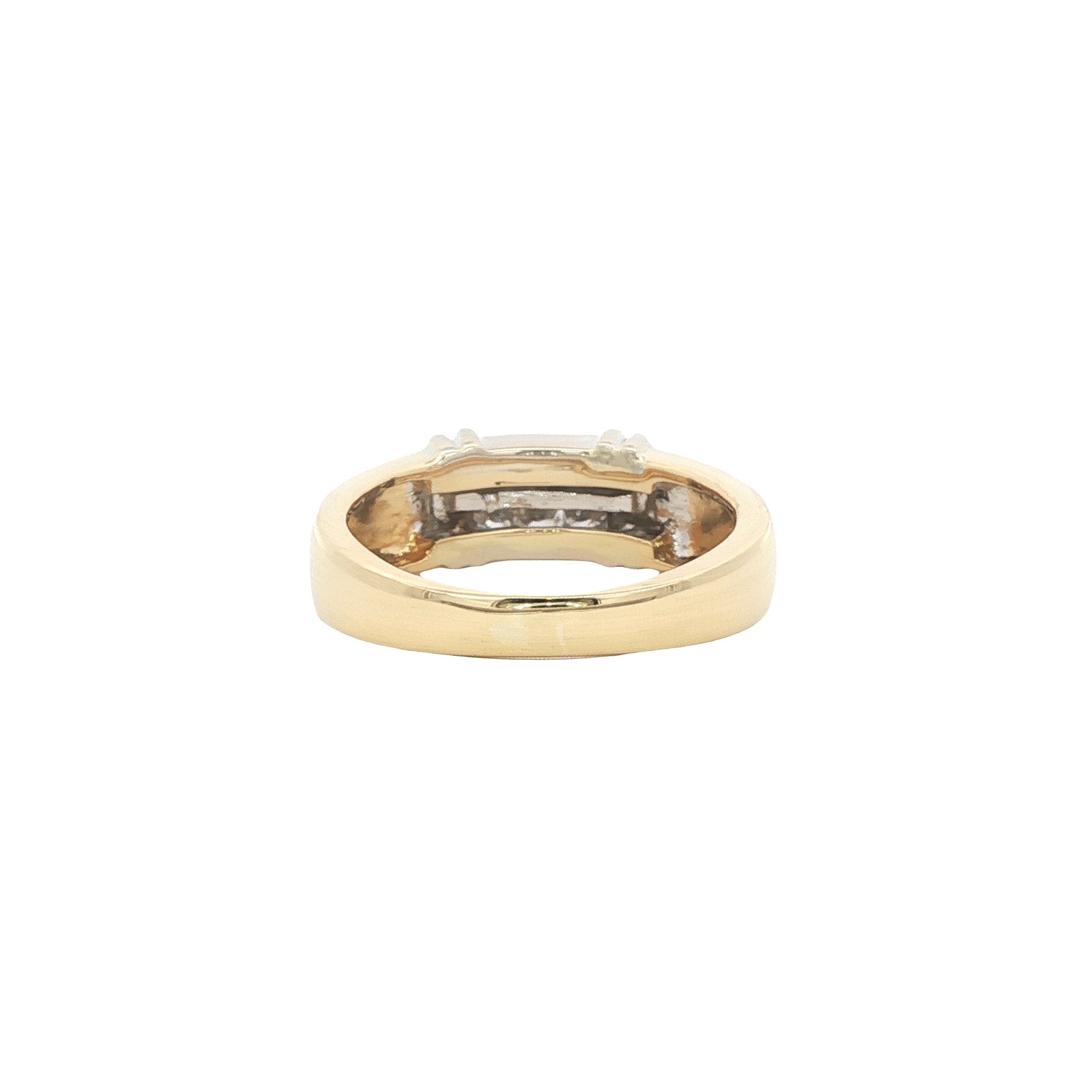 Gouden ring met diamant 18 karaat