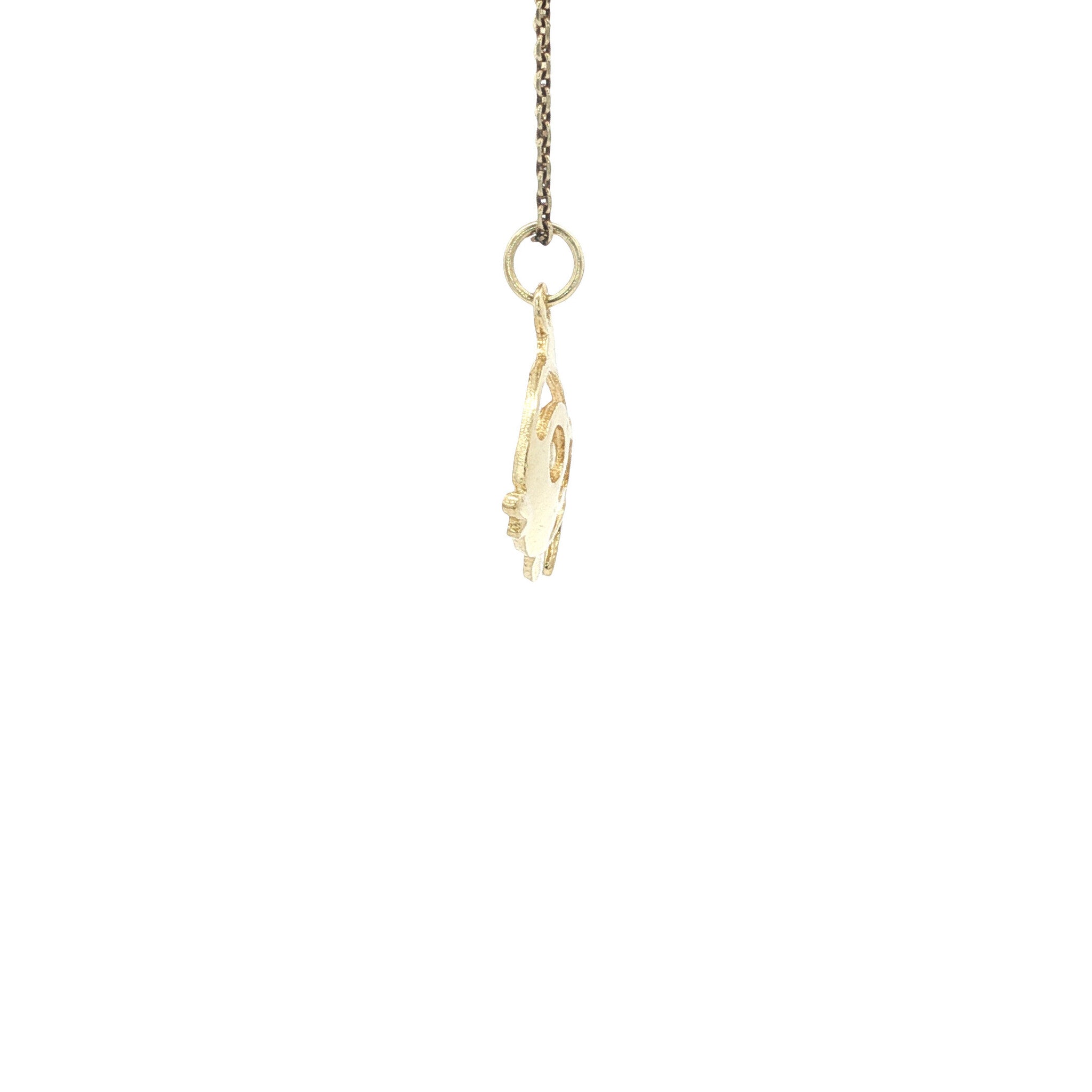 Gouden hanger vis 14 karaat