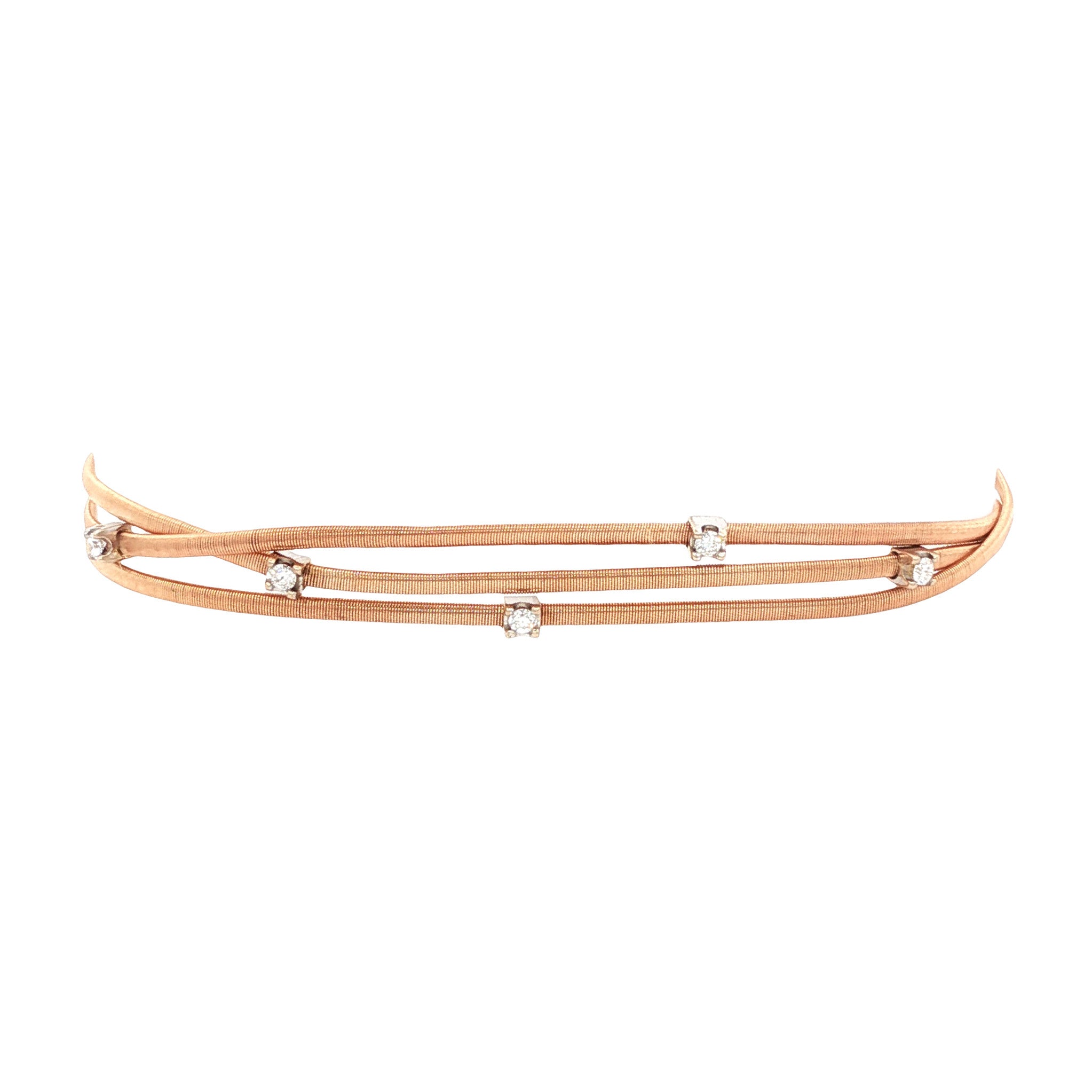 Rosegouden Marco Bicego Goa armband 18 cm 18 karaat