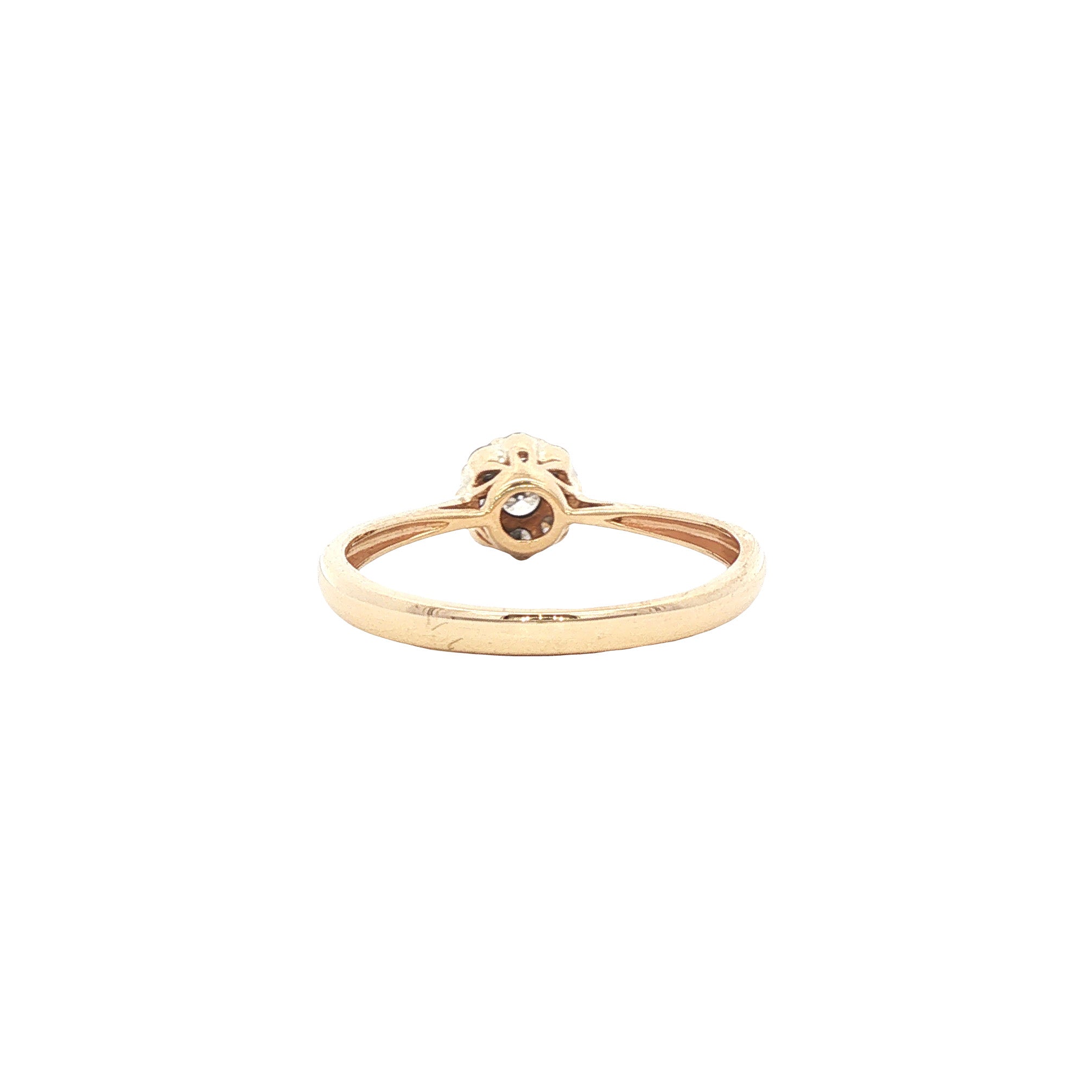 Gouden ring met diamant 14 karaat