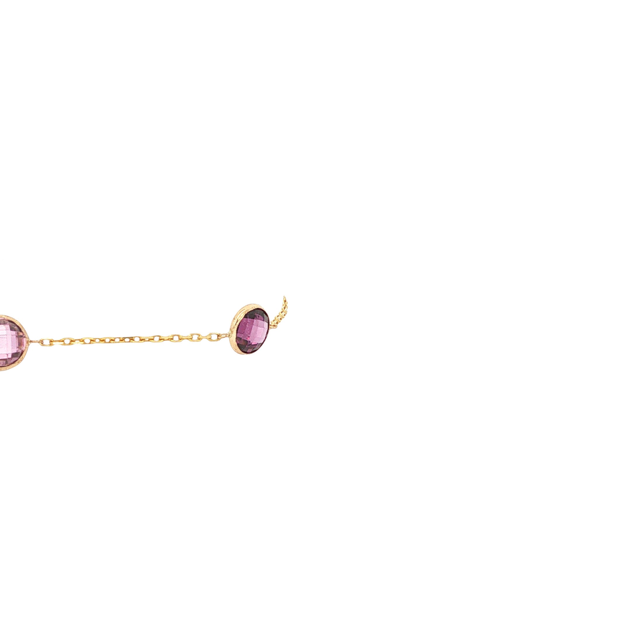 Armband met gekleurde zirkonia 9 karaat* nieuw