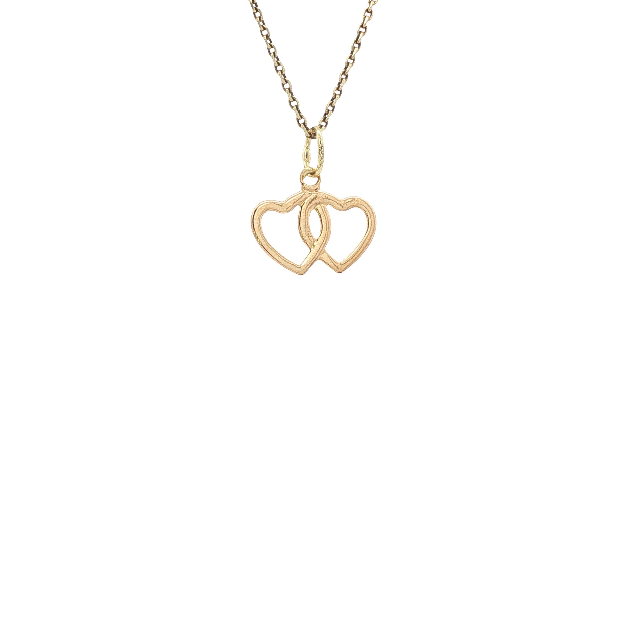 Gouden hart hanger 14 karaat