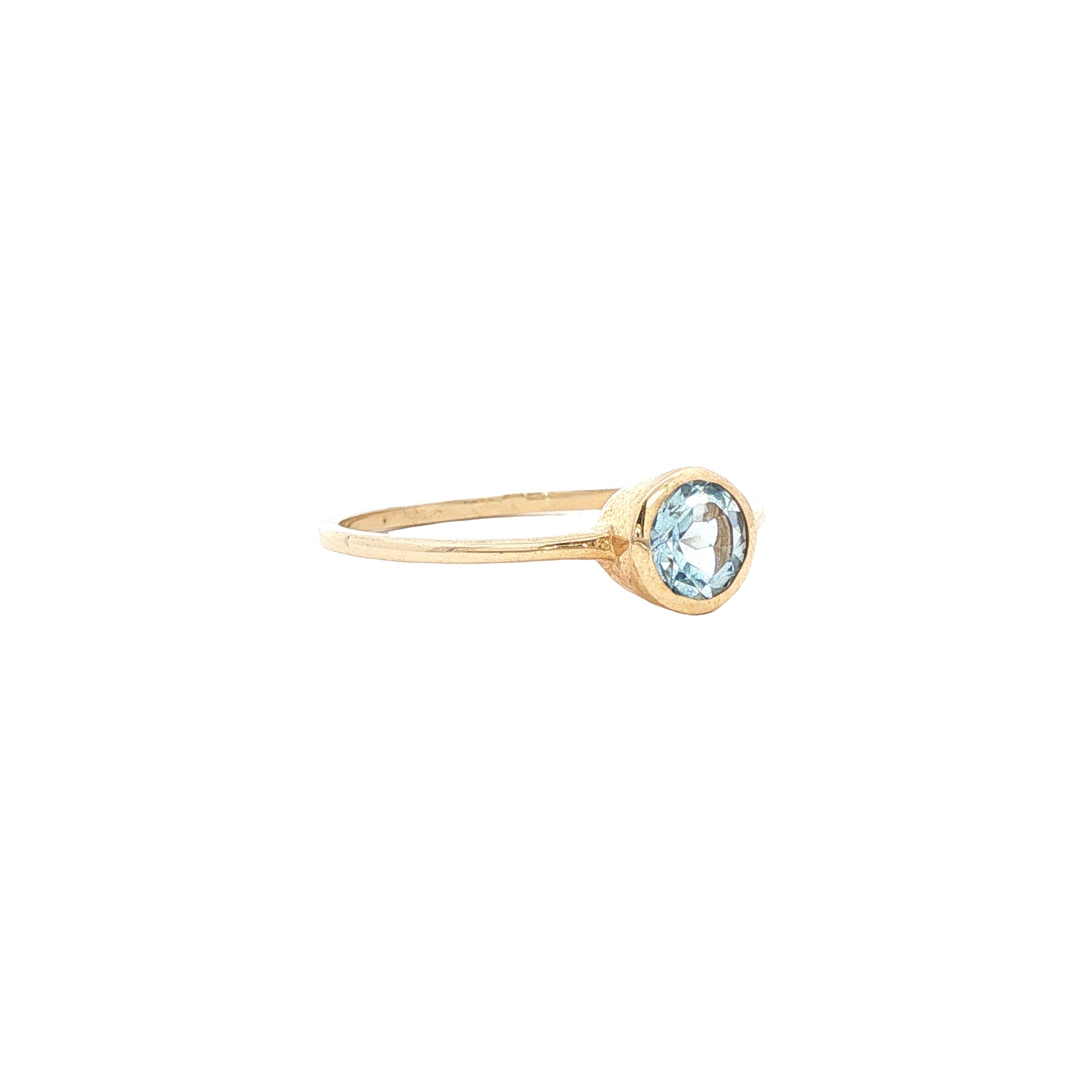 Ring met topaas 9 karaat* Nieuw