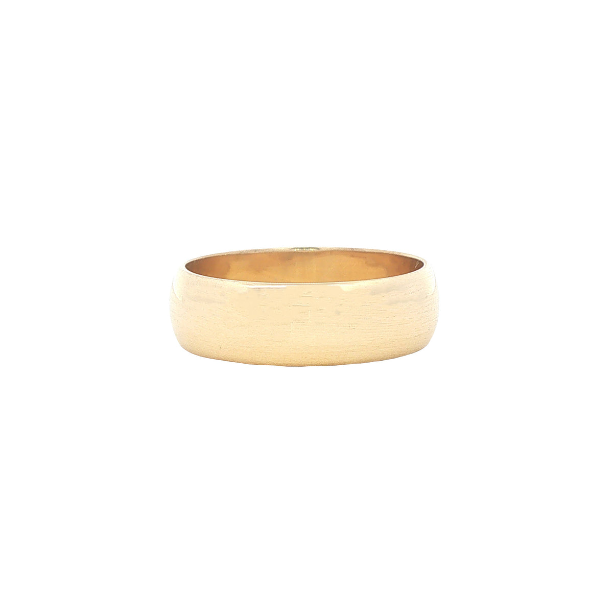 Gouden gladde ring 14 karaat