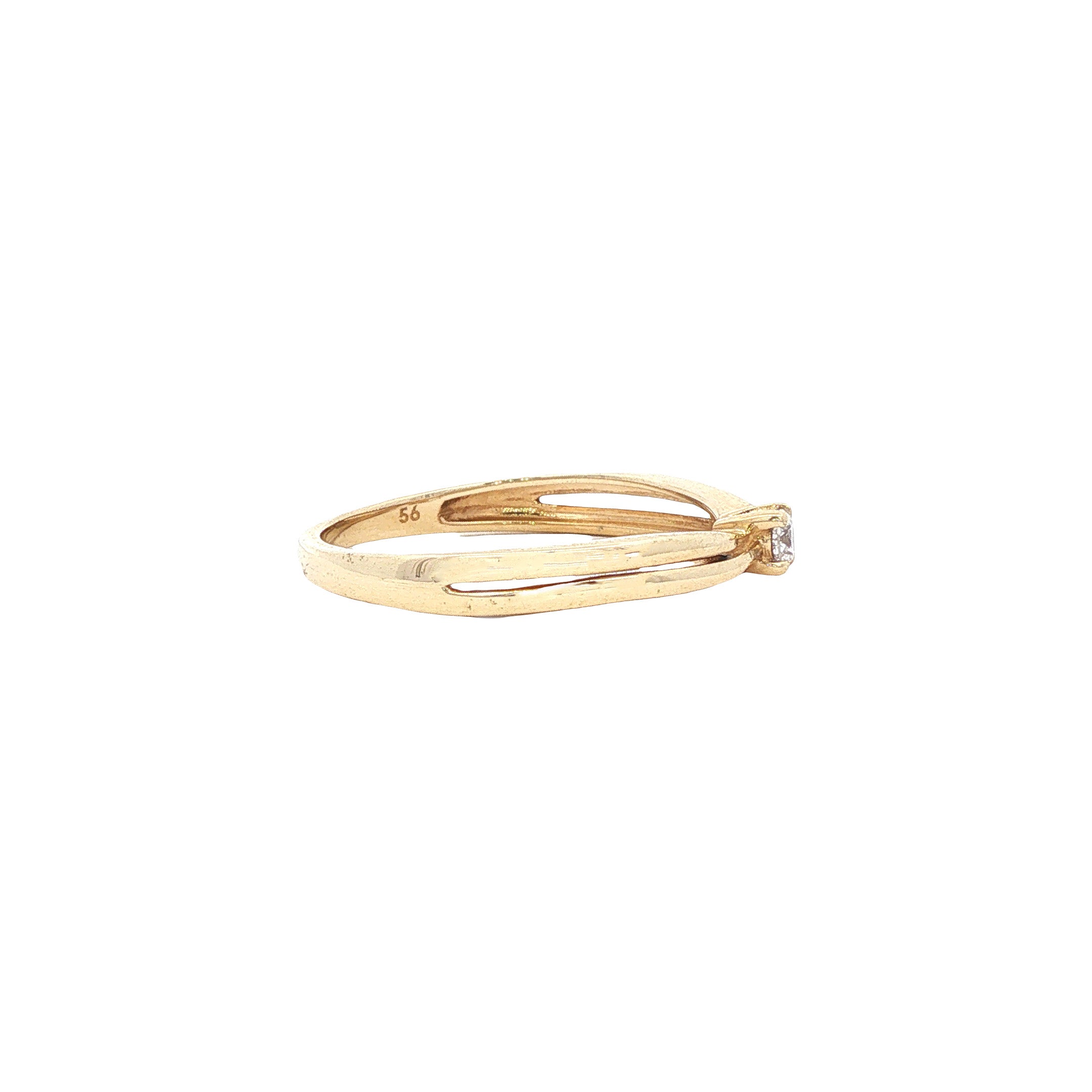 Ring met diamant 9 karaat
