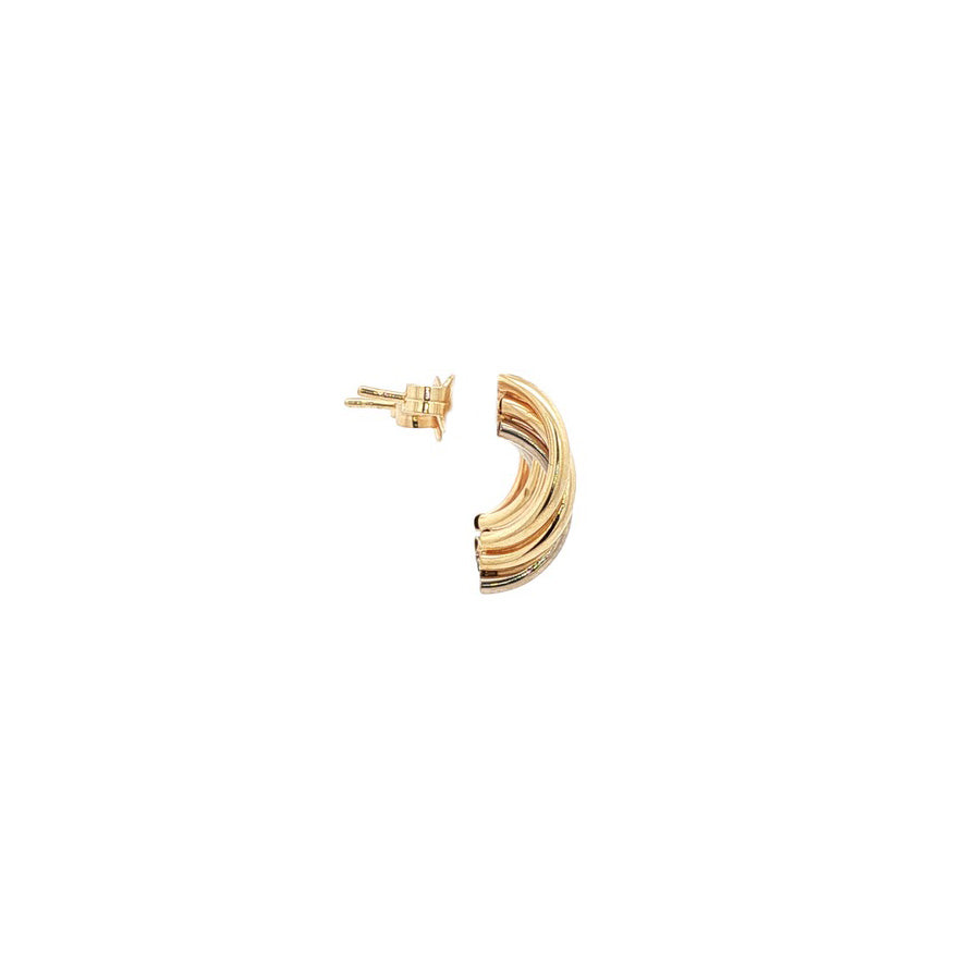 Gouden oorstekers 14 karaat