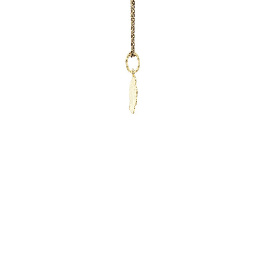 Gouden hanger klaver vier 14 karaat