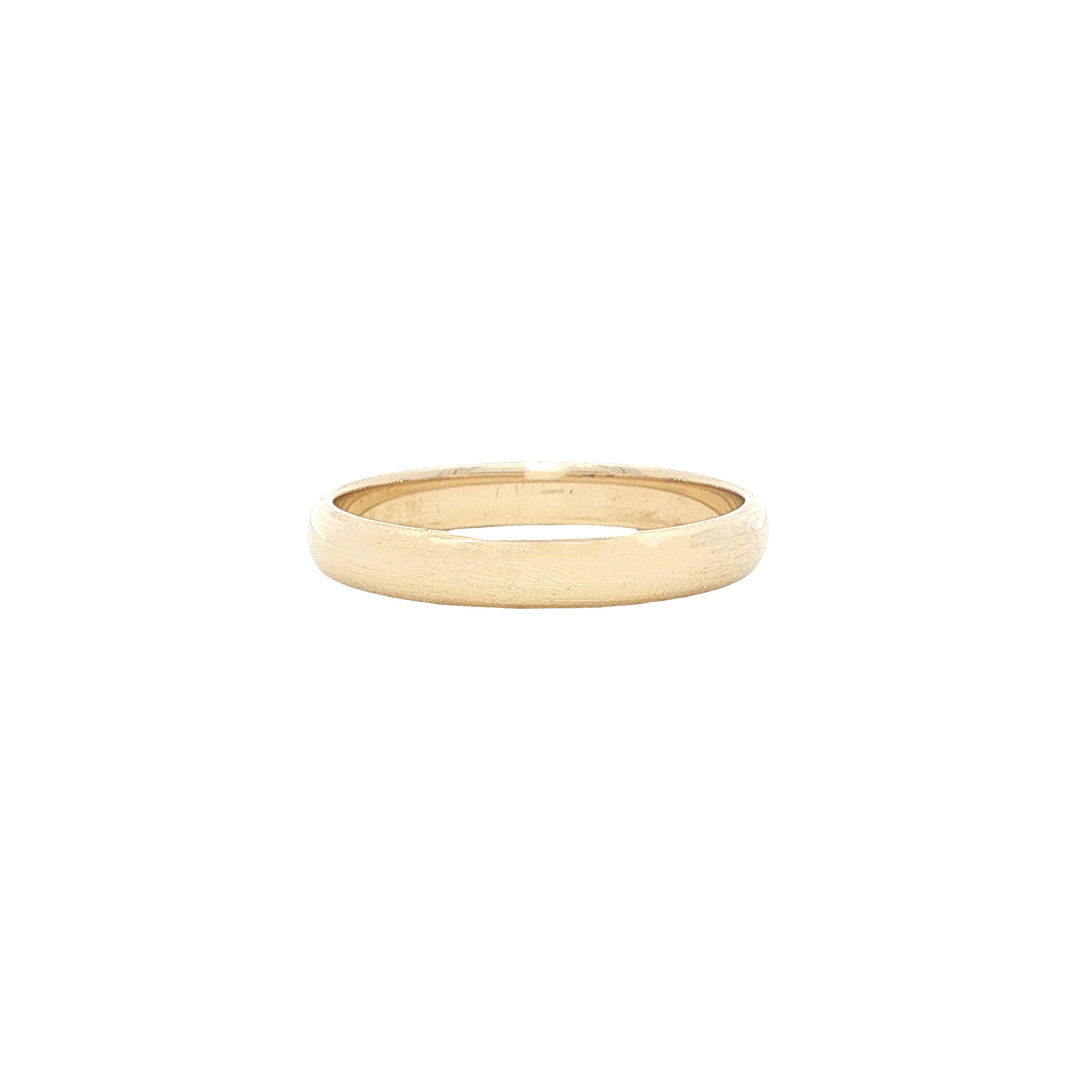 Gouden gladde ring 14 karaat