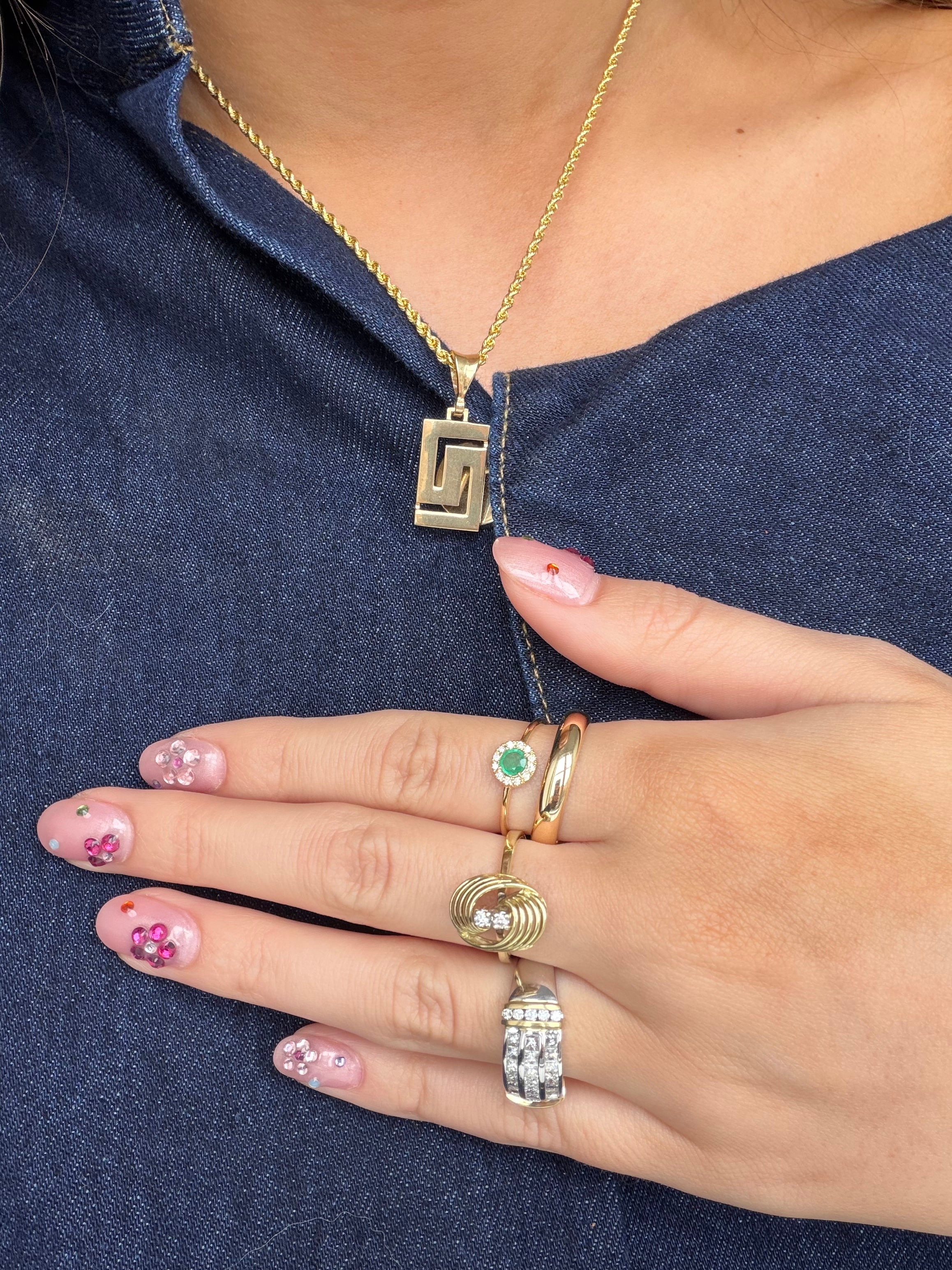Gouden gladde ring 14 karaat