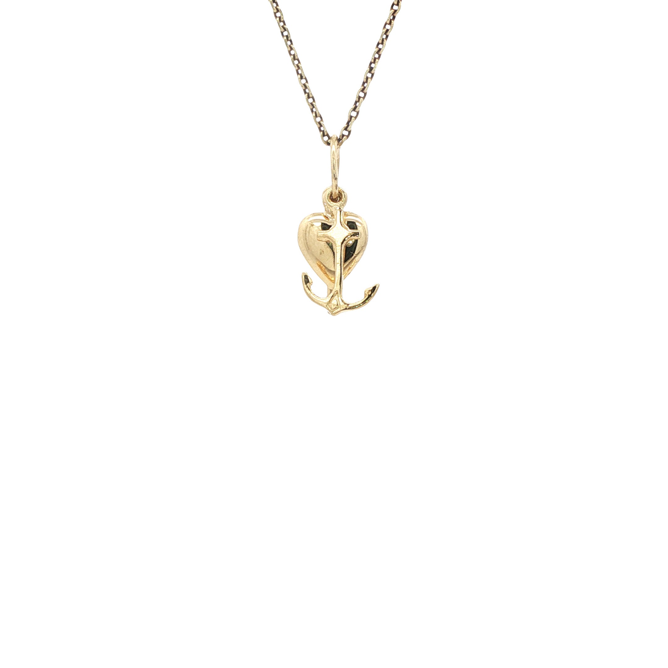 Gouden hanger geloof, hoop en liefde 14 karaat