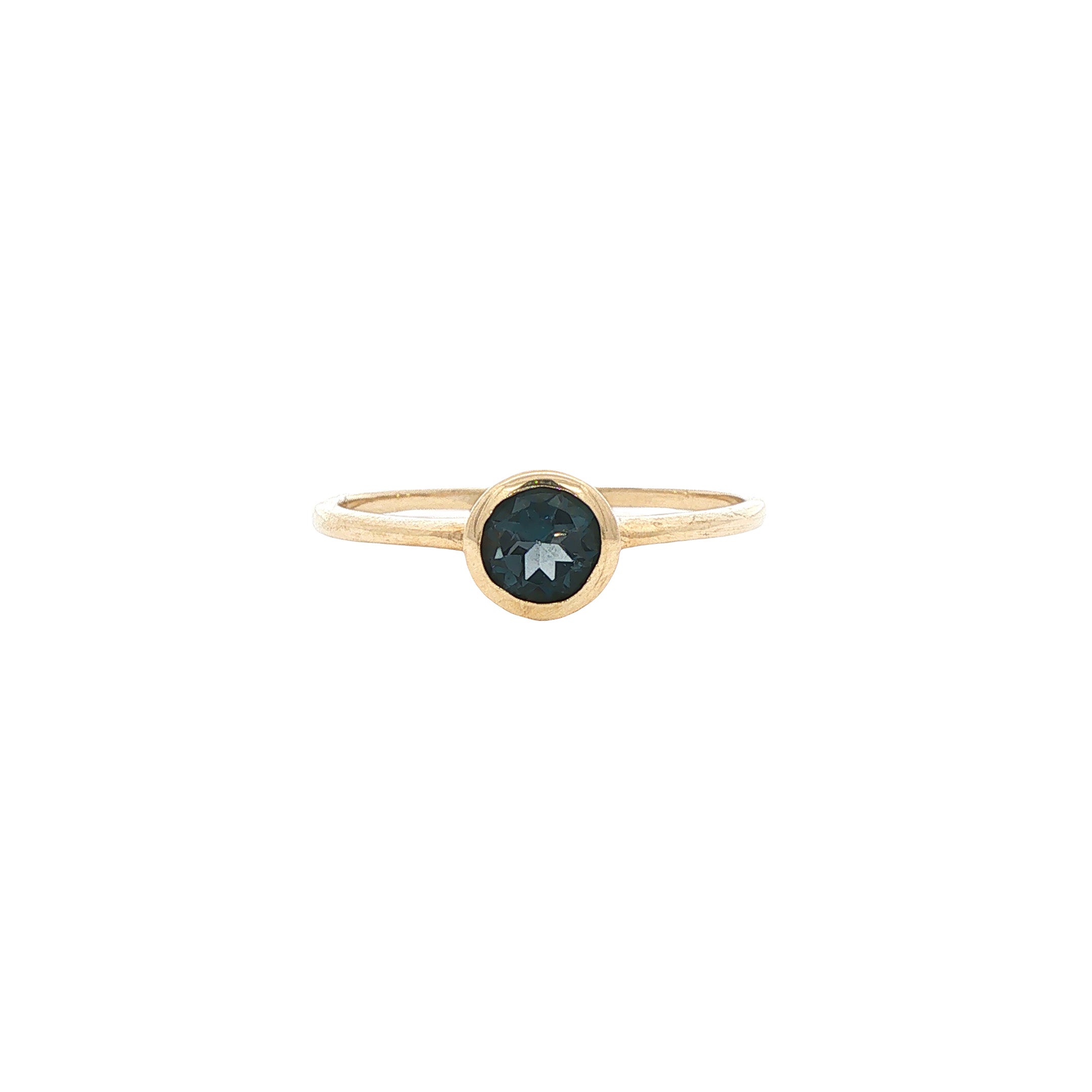 Ring met topaas 9 karaat* Nieuw