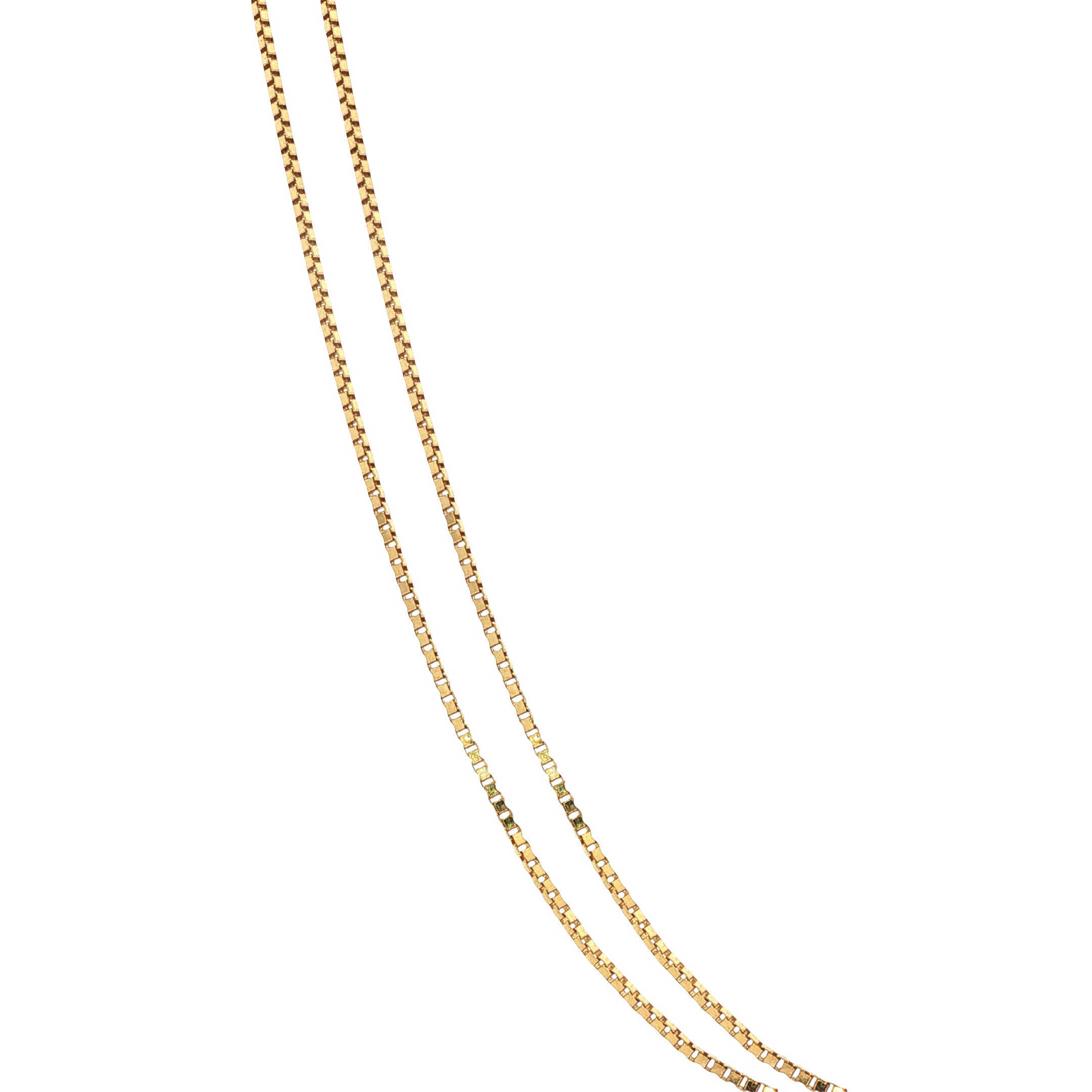 Gouden lengtecollier venetiaan 42 cm 14 karaat