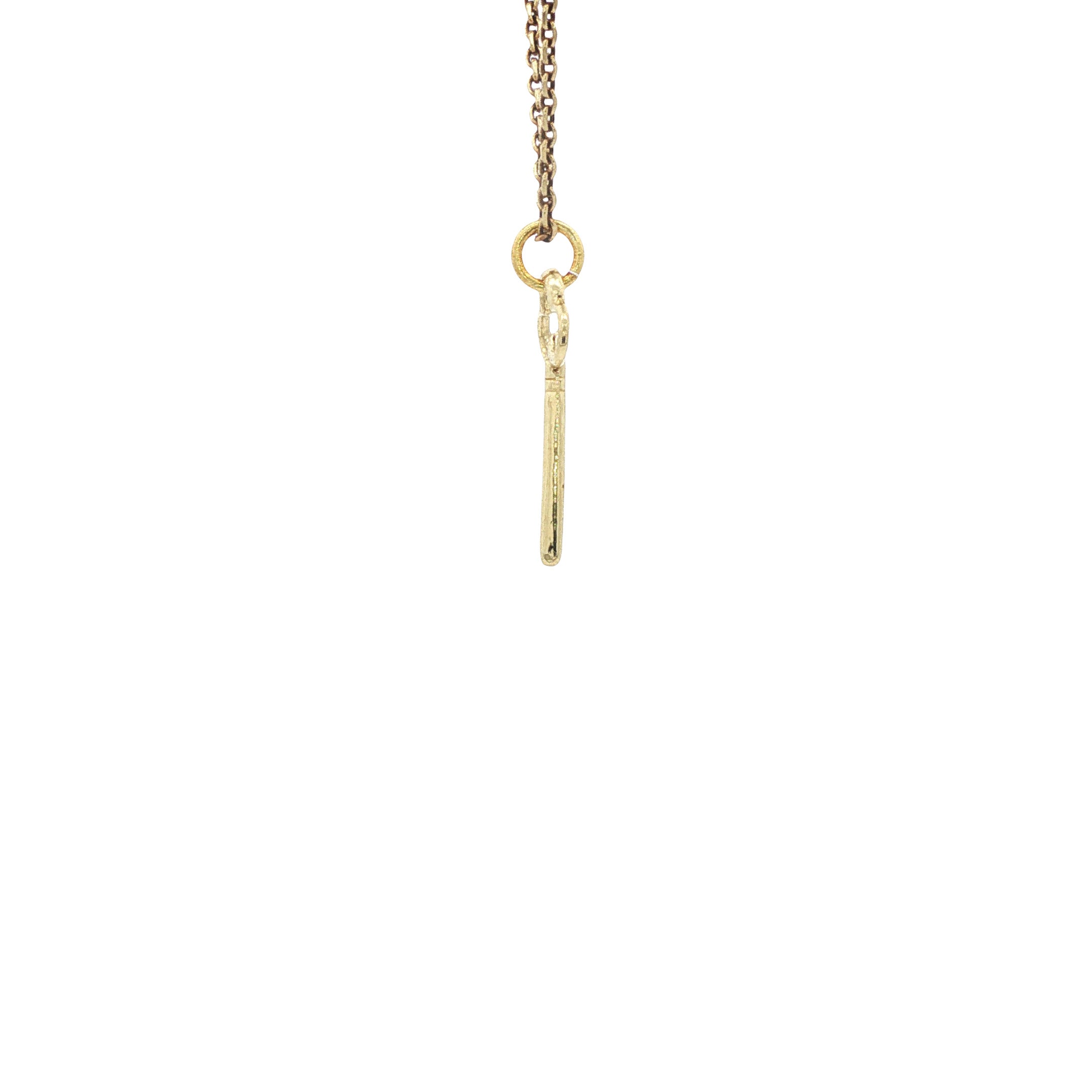 Gouden hanger sleutel 14 karaat