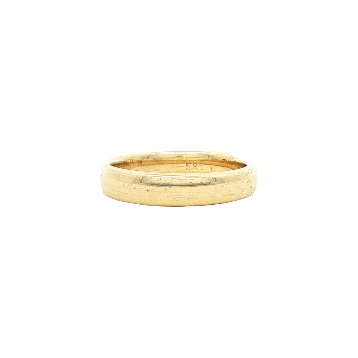 Gouden ring met diamant 14 karaat