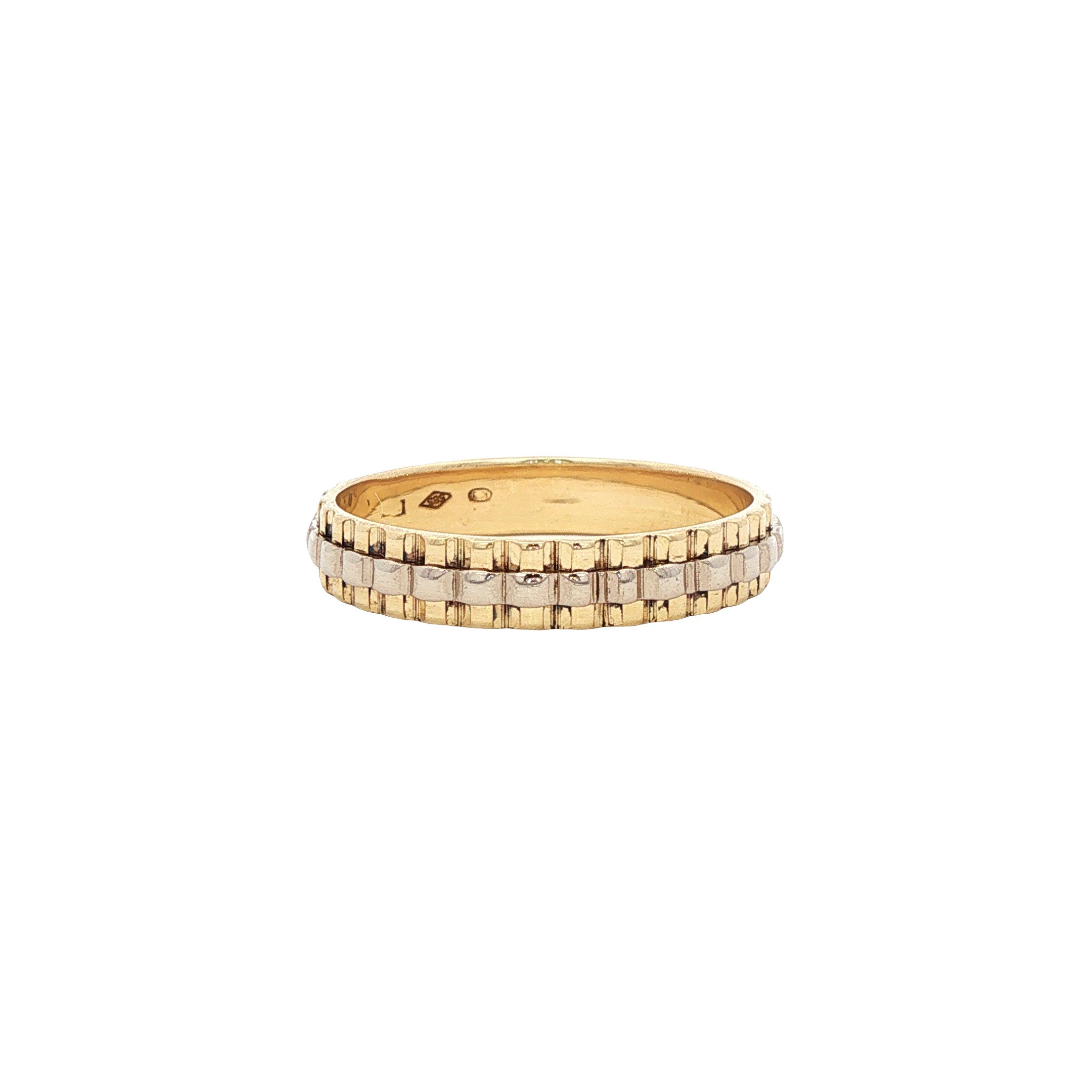 Gouden rolex ring 14 karaat
