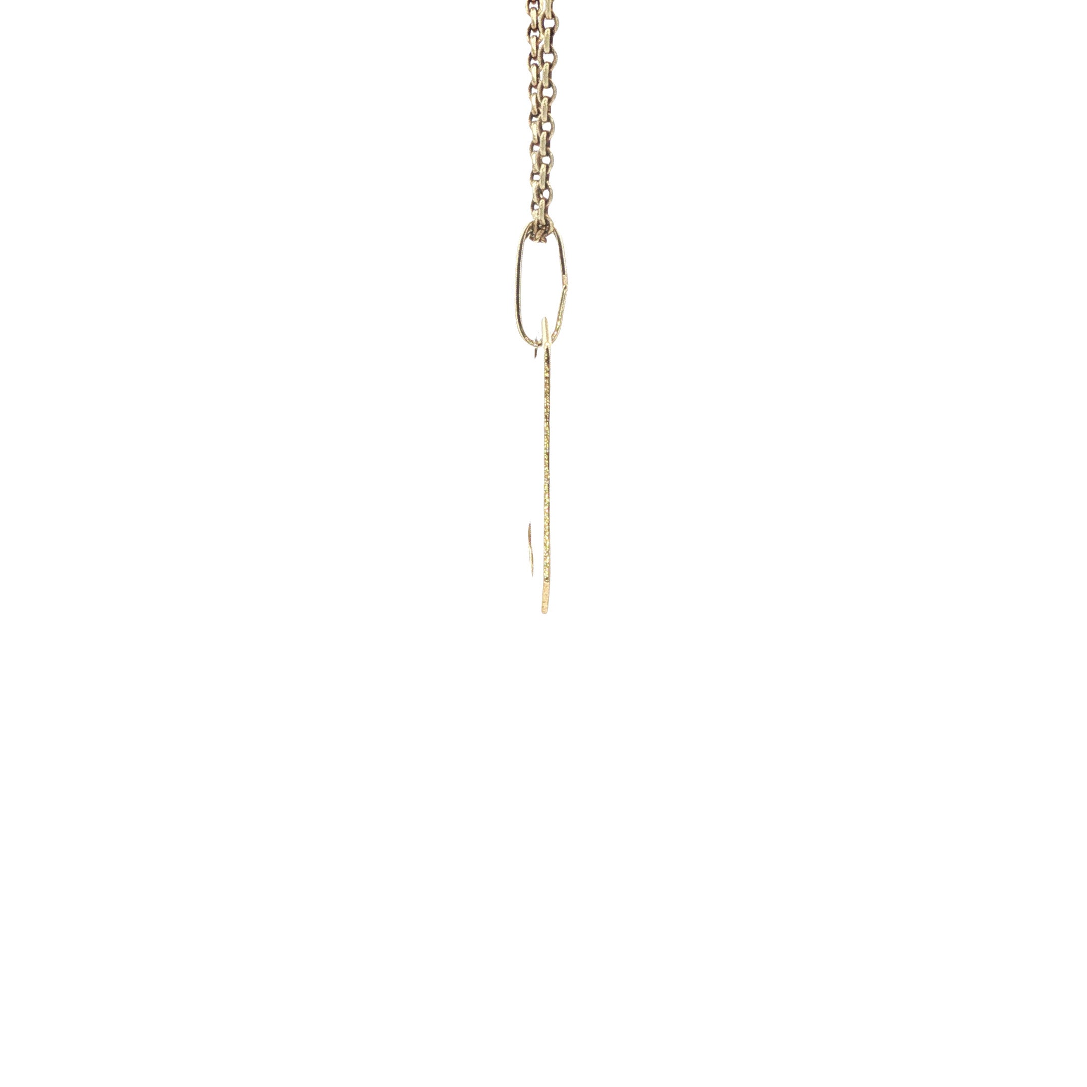 Gouden graveer hanger 14 karaat