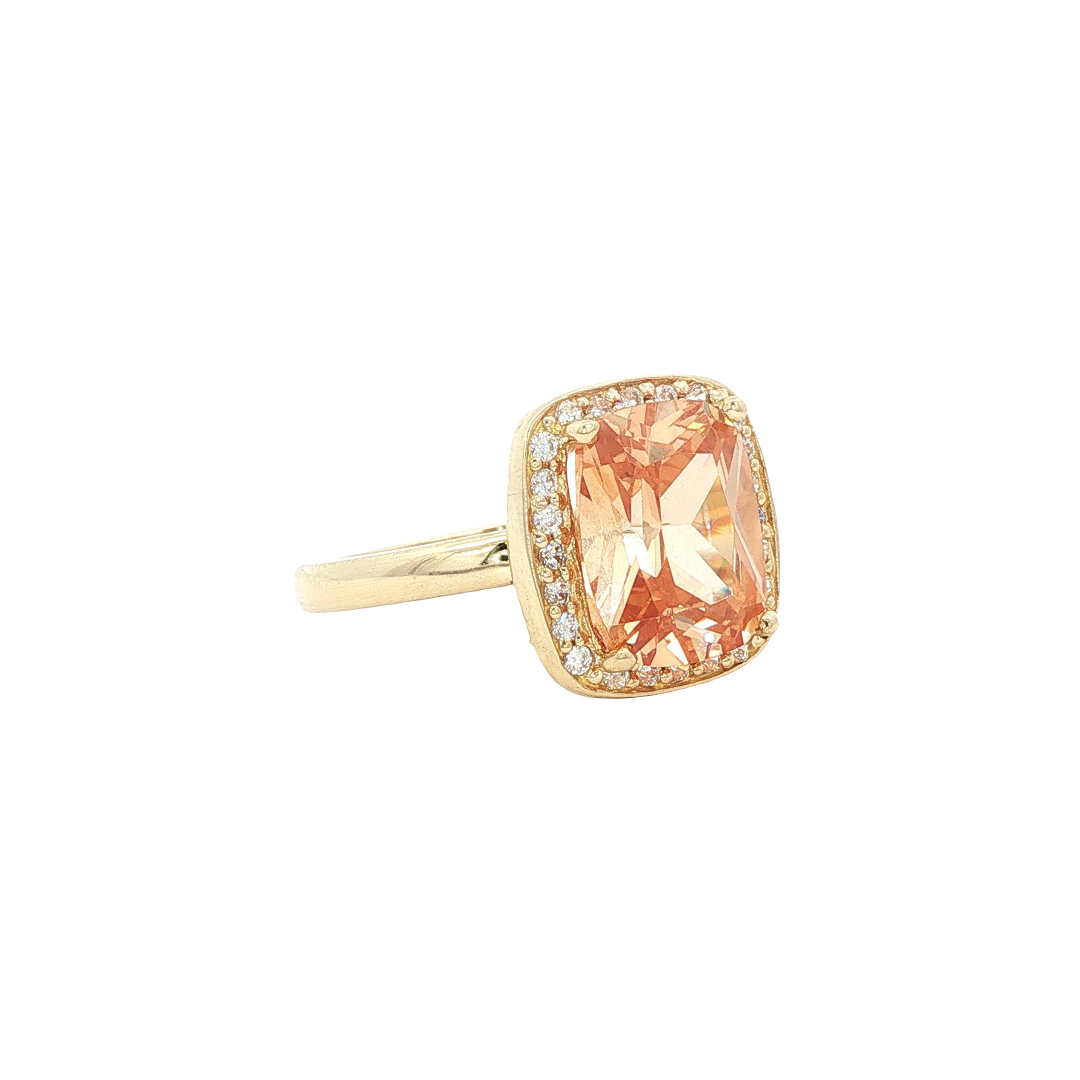 Gouden ring met zirkonia van Blush 14 karaat