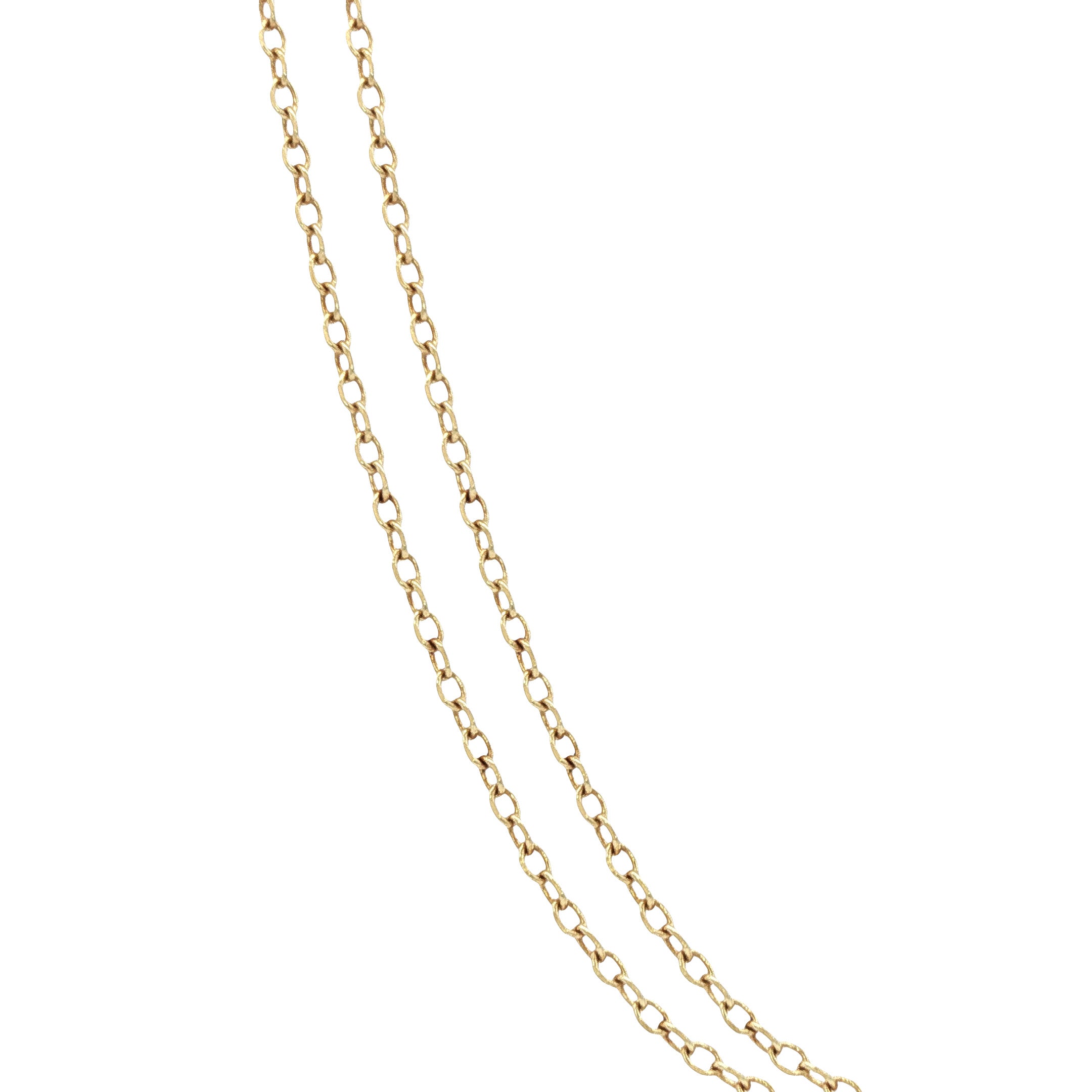 Gouden lengtecollier anker 44 cm 14 karaat