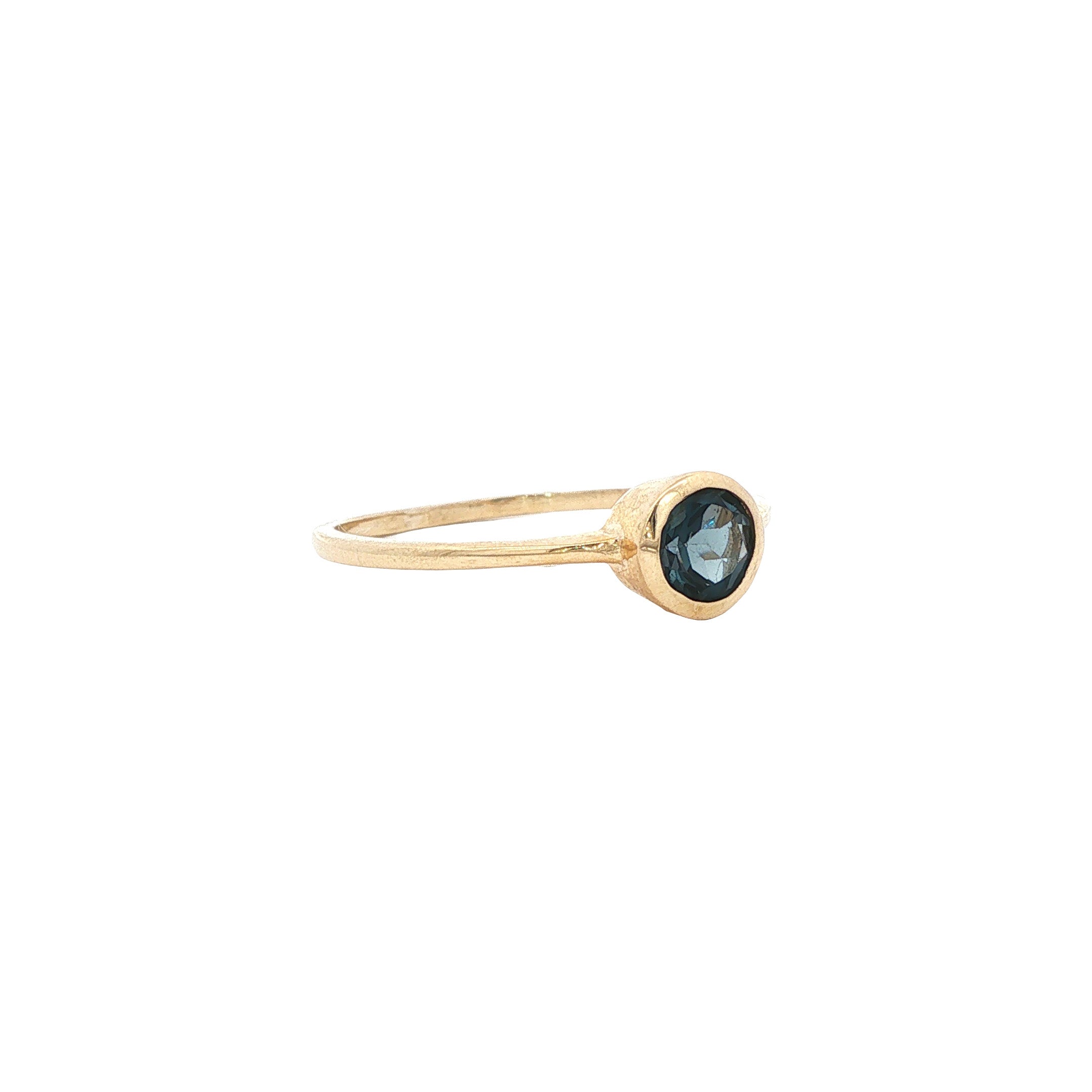 Ring met topaas 9 karaat* Nieuw