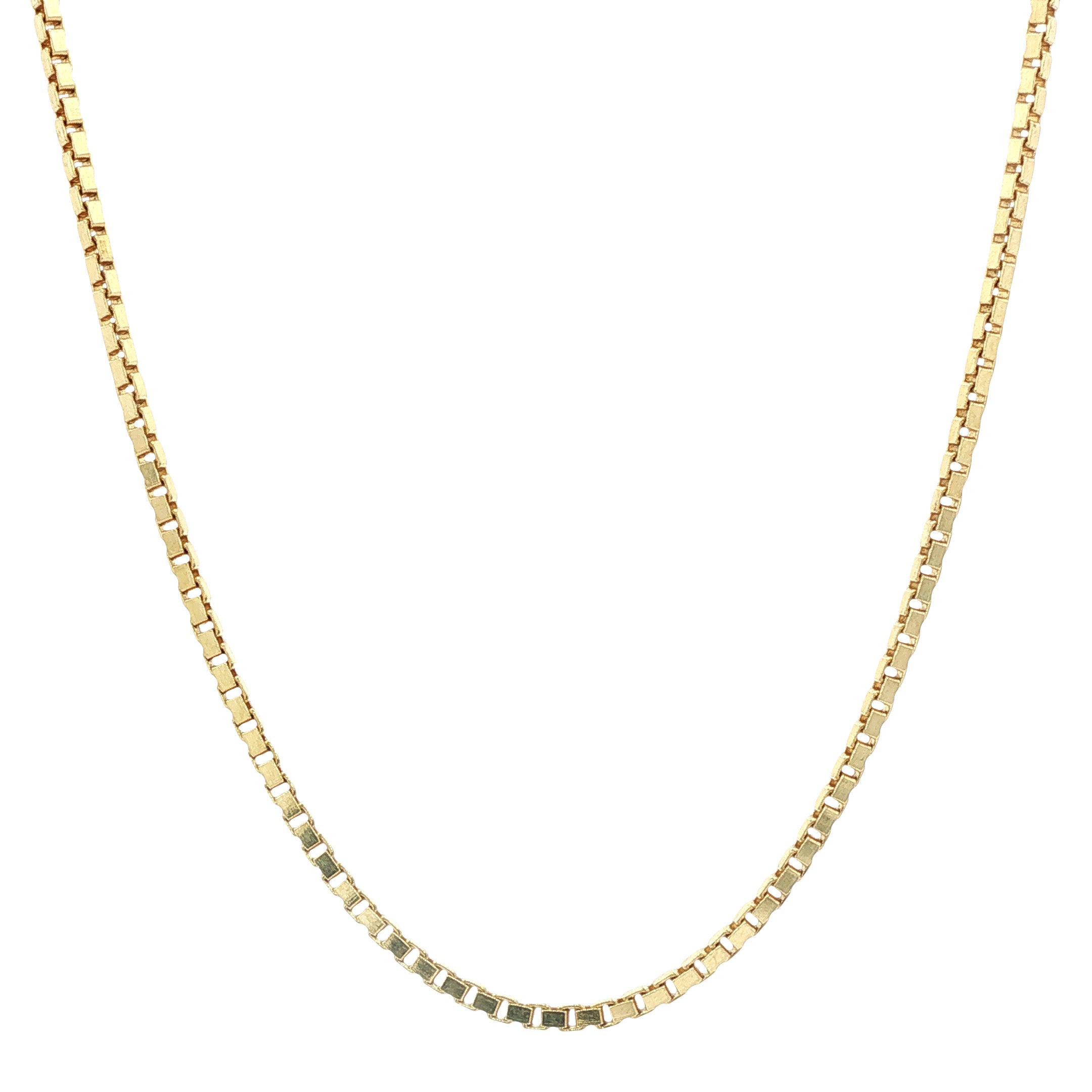 Gouden lengtecollier venetiaan 56 cm 14 karaat