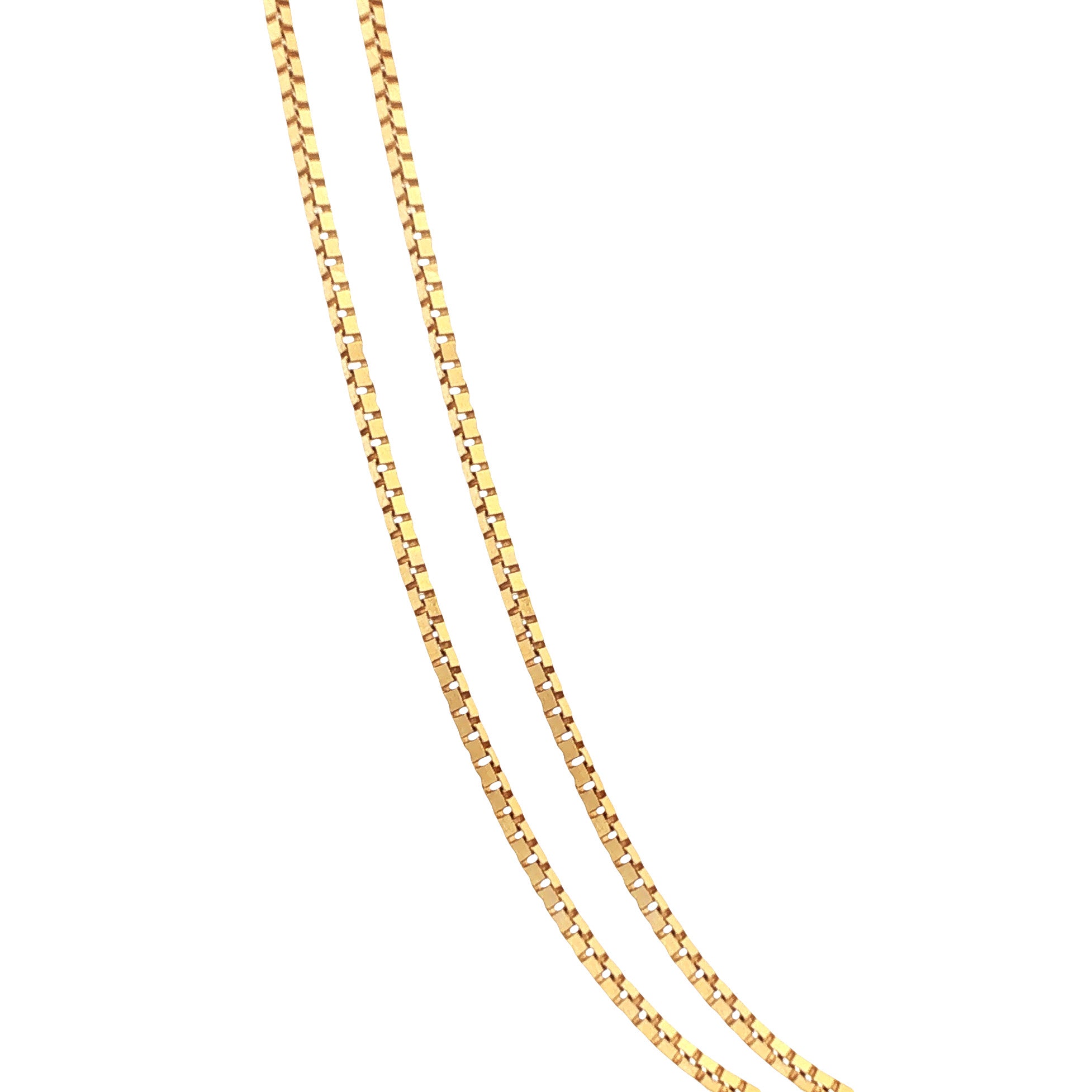 Gouden lengtecollier venetiaan 44 cm 14 karaat